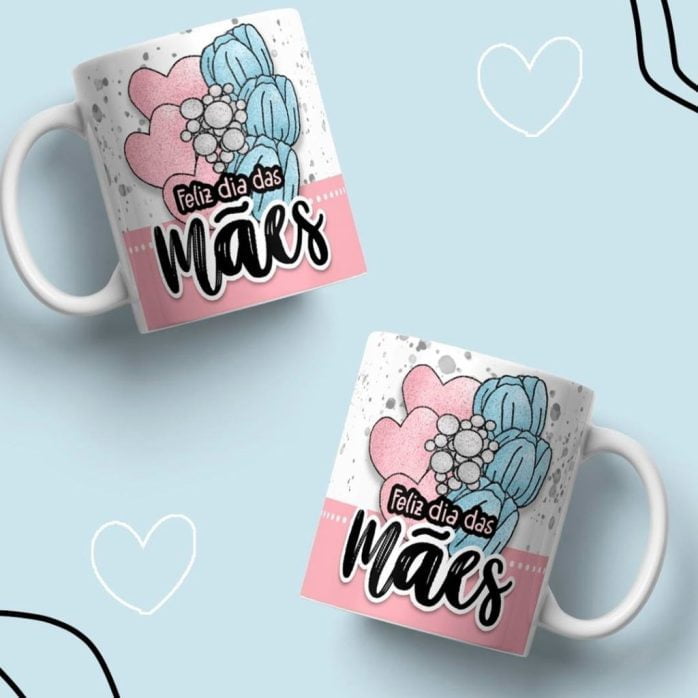 Estampas Caneca Dia Das Mães 10 Artes Png Sublimação