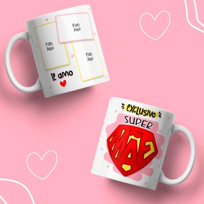 Estampas Caneca Dia Das Mães 10 Artes Png Sublimação
