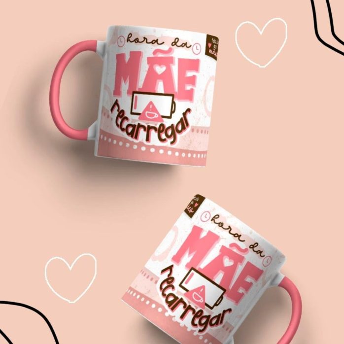Estampas Caneca Dia Das Mães 10 Artes Png Sublimação