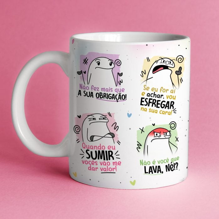 Estampas Caneca Dia Das Mães Flork Autista Pet Avó Dinda