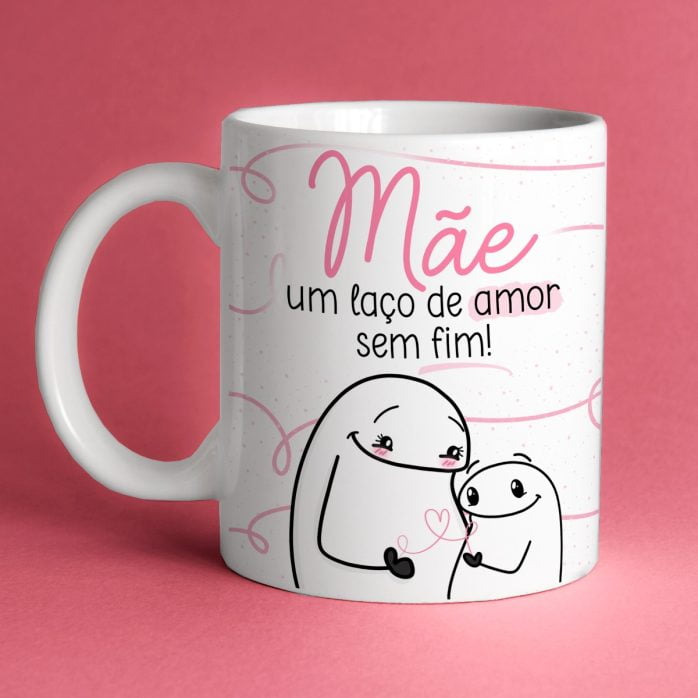 Estampas Caneca Dia Das Mães Flork Autista Pet Avó Dinda