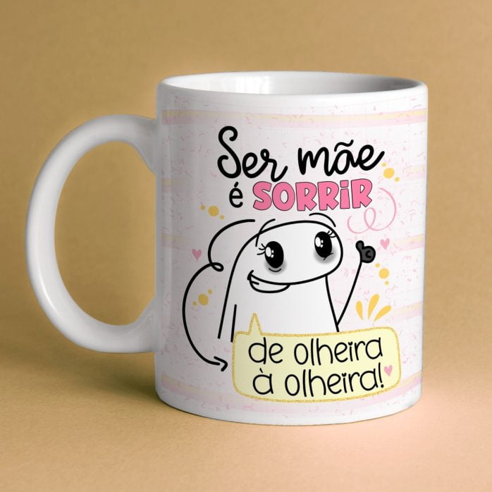 Estampas Caneca Dia Das Mães Flork Autista Pet Avó Dinda