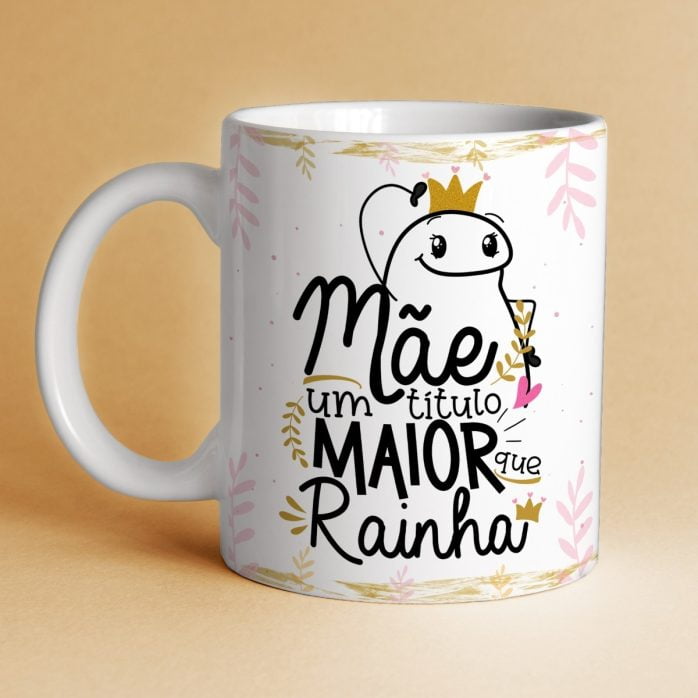 Estampas Caneca Dia Das Mães Flork Autista Pet Avó Dinda