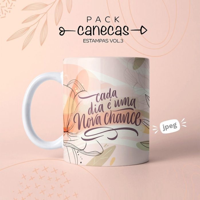 Estampas Caneca Dia Das Mulheres Força Feminina Em Jpg