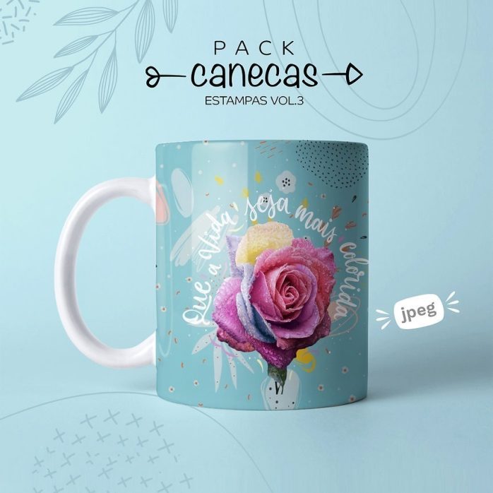 Estampas Caneca Dia Das Mulheres Força Feminina Em Jpg
