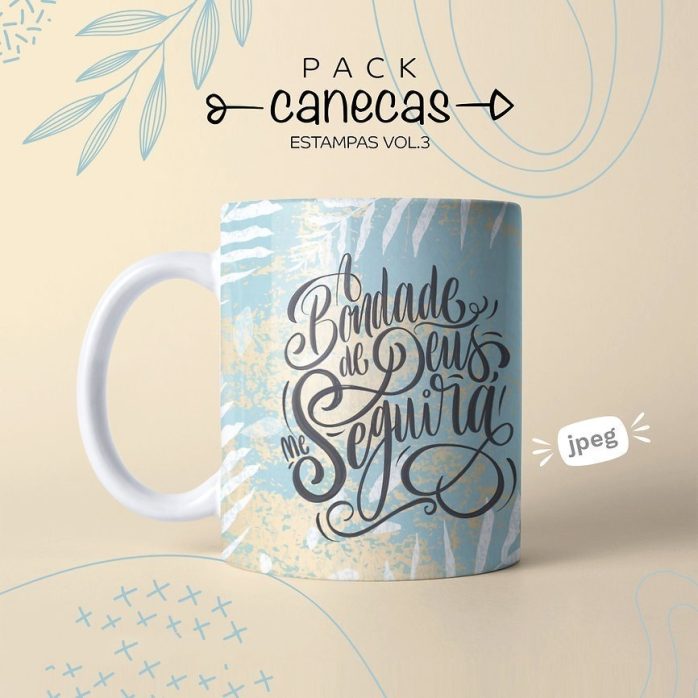 Estampas Caneca Dia Das Mulheres Força Feminina Em Jpg