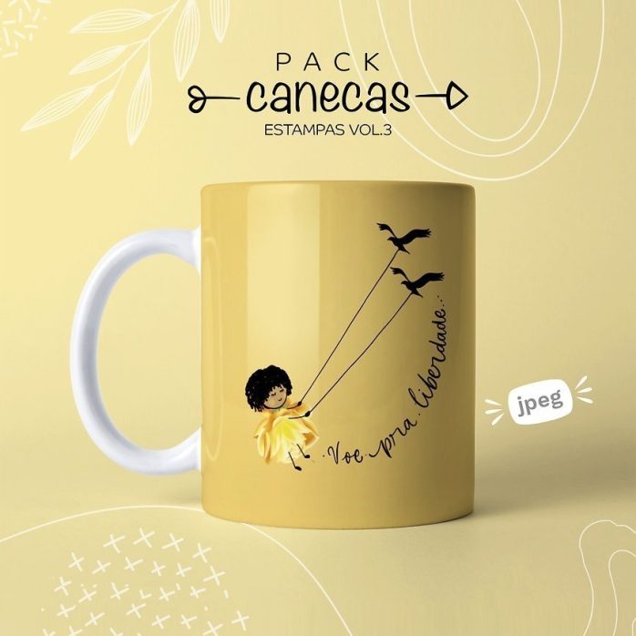Estampas Caneca Dia Das Mulheres Força Feminina Em Jpg