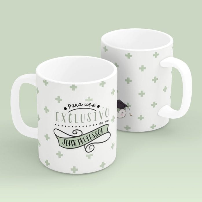 Estampas Caneca Dia dos Professores Coruja Frases Fofas Png