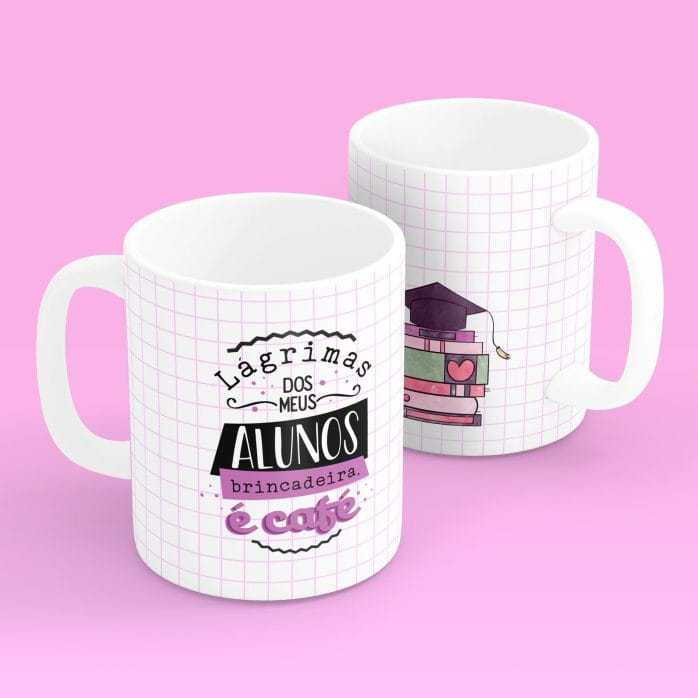 Estampas Caneca Dia dos Professores Coruja Frases Fofas Png