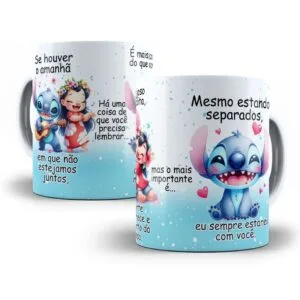 Estampas Caneca Lilo & Stitch Dia dos Amigos Arquivo Png