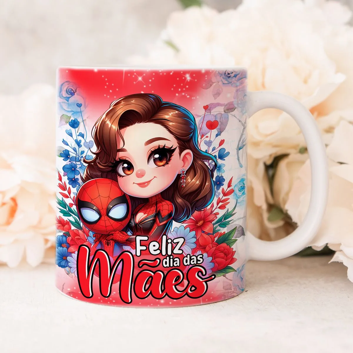 Estampas Caneca Mães Heroínas Sublimação + Ilustrações Png 6 Estampas Caneca Mães Heroínas Sublimação + Ilustrações Png