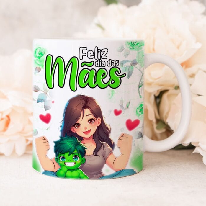 Estampas Caneca Mães Heroínas Sublimação + Ilustrações Png