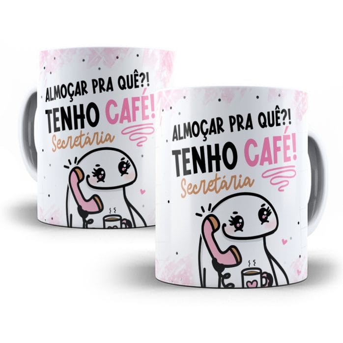 Estampas Caneca Secretária Flork Frases Arquivos Png