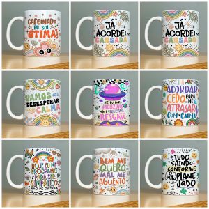 Estampas Caneca Vibes Vol.1 Frases Engraçadas Memes Irônicos