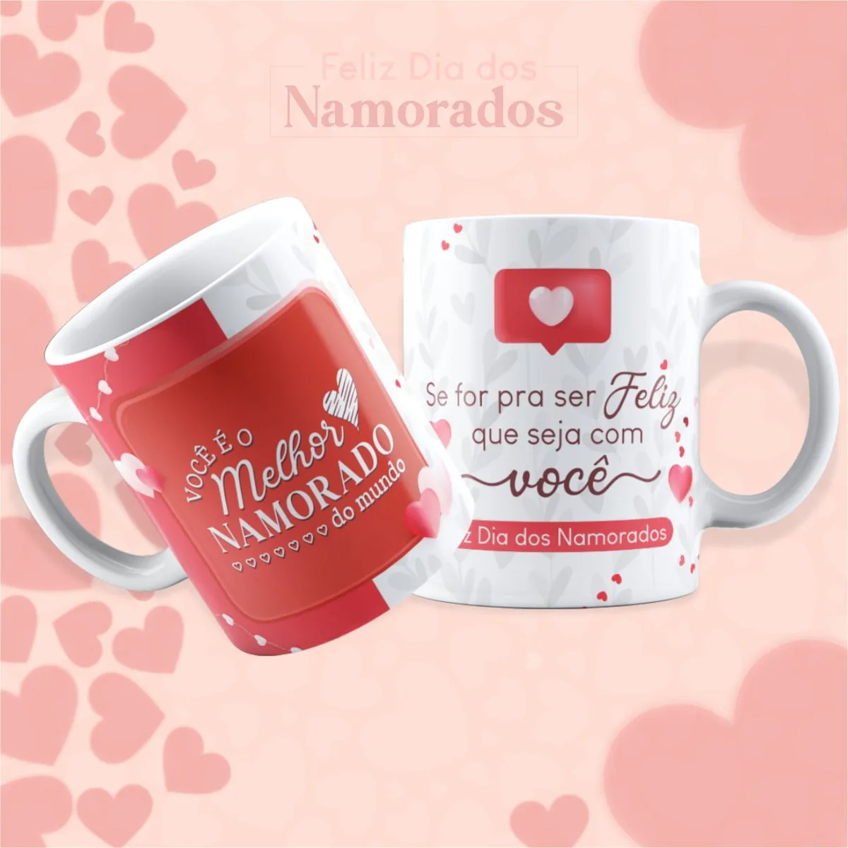 Estampas Canecas Dia Dos Namorados 2023 Editável Corel Draw