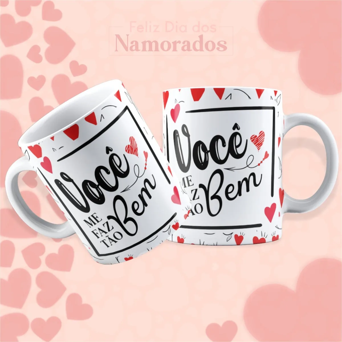 Estampas Canecas Dia Dos Namorados 2023 Editável Corel Draw
