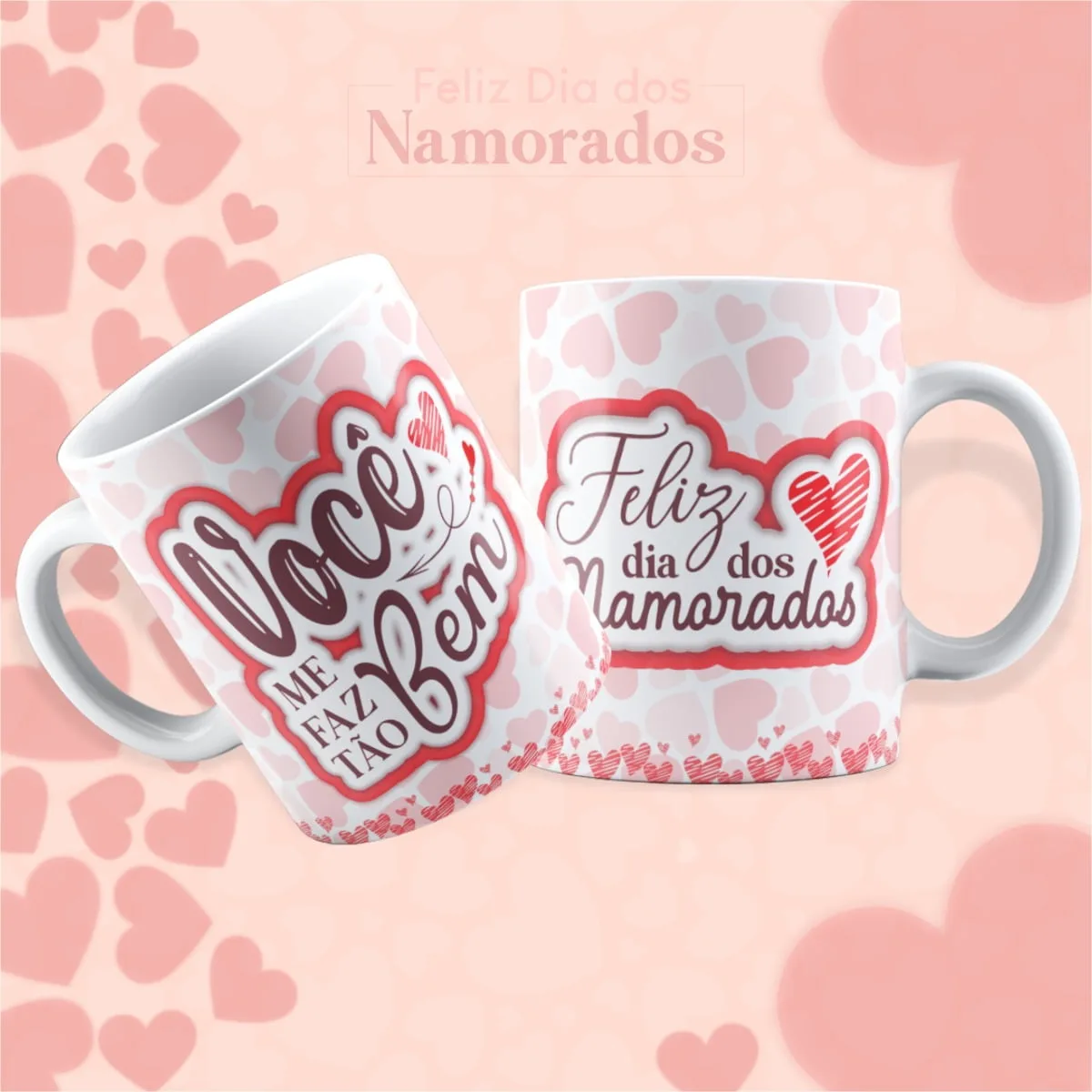 Estampas Canecas Dia Dos Namorados 2023 Editável Corel Draw