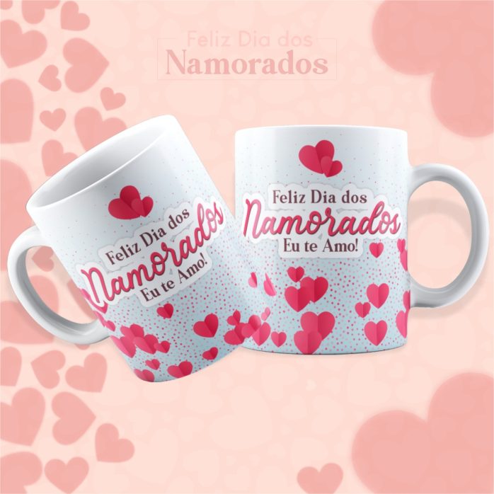 Estampas Canecas Dia Dos Namorados 2023 Editável Corel Draw