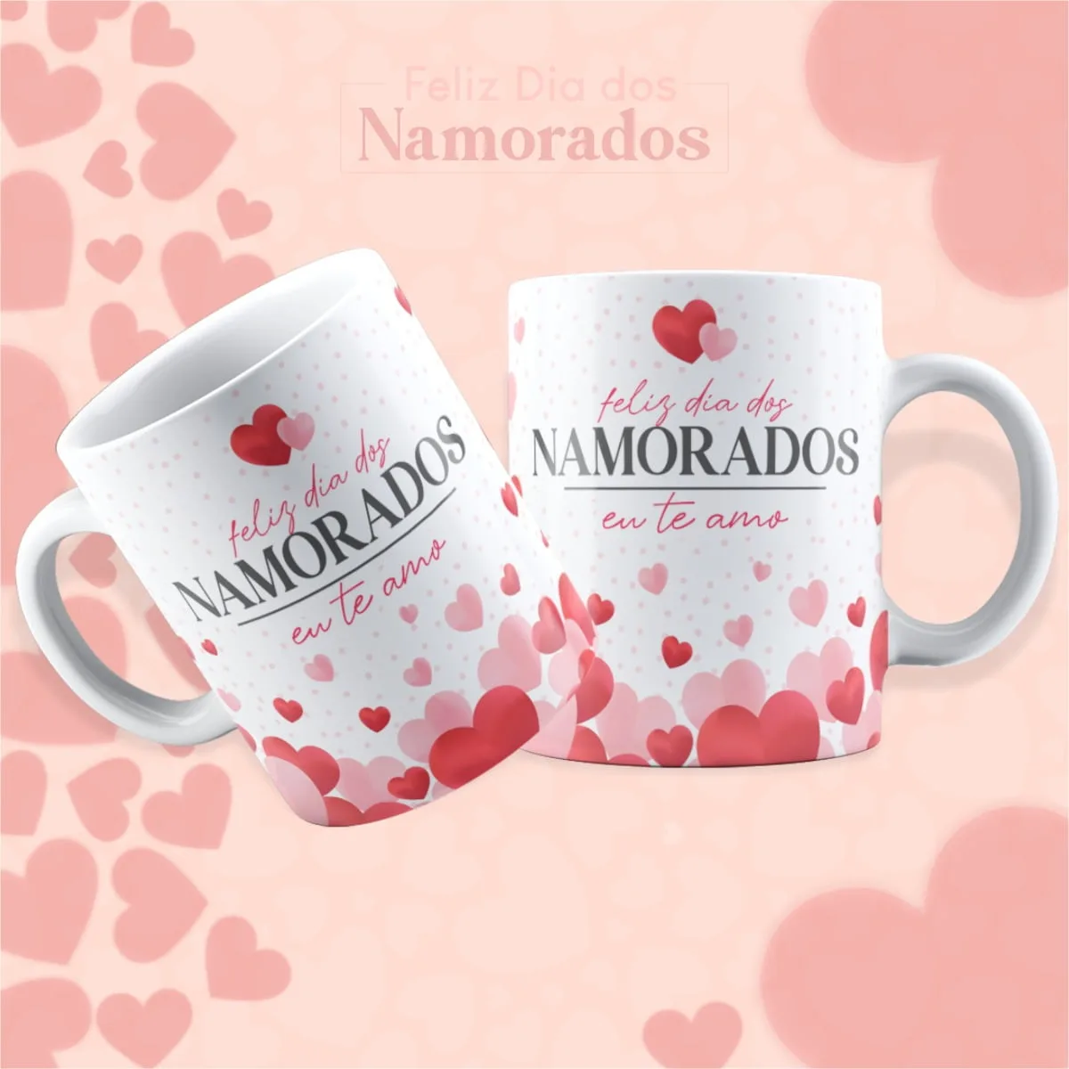 Estampas Canecas Dia Dos Namorados 2023 Editável Corel Draw