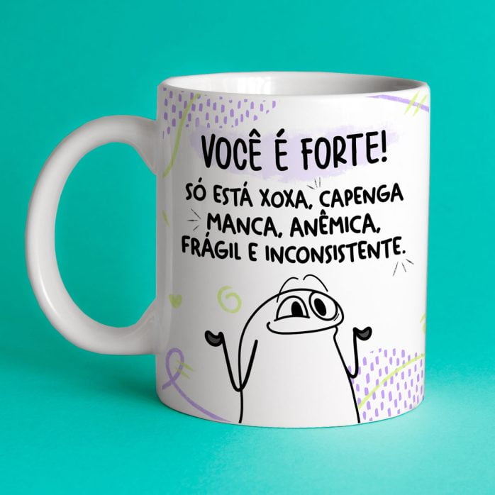 Estampas Sublimação Caneca Flork Amigas Dia do Amigo Amizade