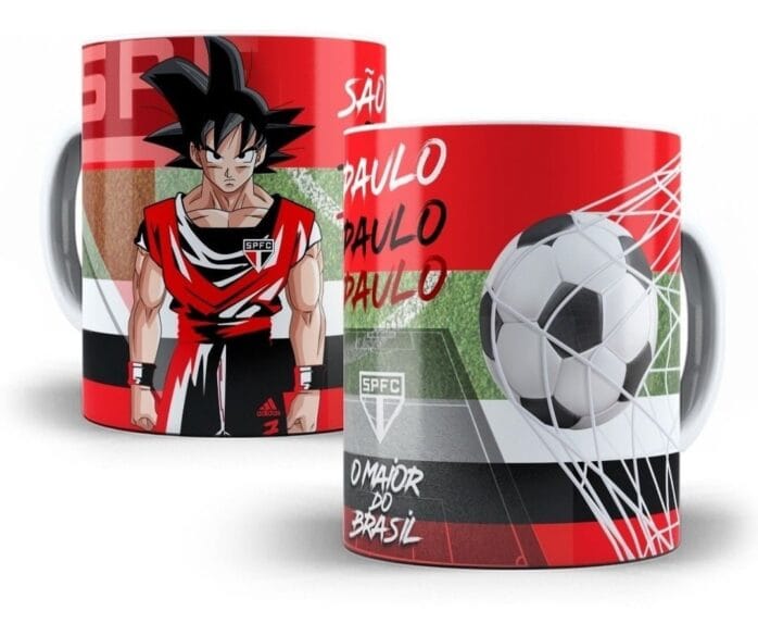 Estampas Sublimação Goku Dragon Ball Futebol Brasileirão