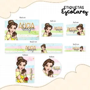 Etiqueta Escolar Bella 5 Etiqueta Escolar Bella
