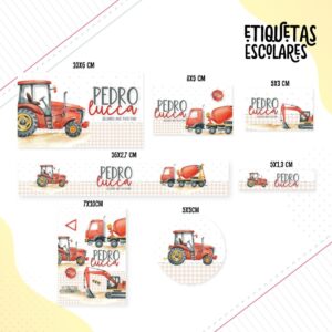 etiqueta escolar construcao arquivo digital etiquetas