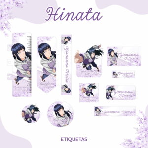Etiqueta Escolar Hinata
