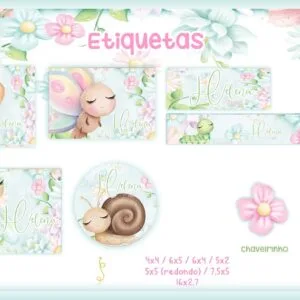 Etiqueta Escolar Jardim 16 Etiqueta Escolar Jardim