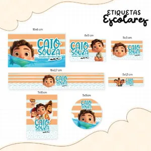 Etiqueta Escolar Luca 19 Etiqueta Escolar Luca