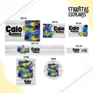 Etiqueta Escolar Skate 19 Etiqueta Escolar Skate