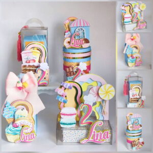 Kit Festa Baby Confeitaria Luxo em Studio e PDF 3 festa baby confeitaria luxo studio e pdf