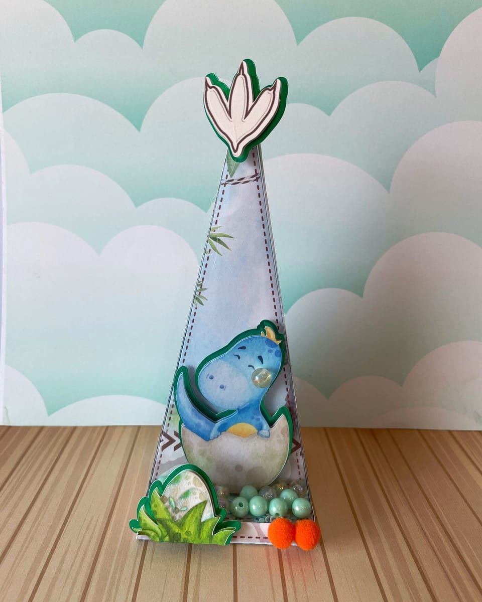 Kit Festa Dino Aquarela Digital para Personalizar 3 Kit Festa Dino Aquarela Digital para Personalizar - Imagem 3