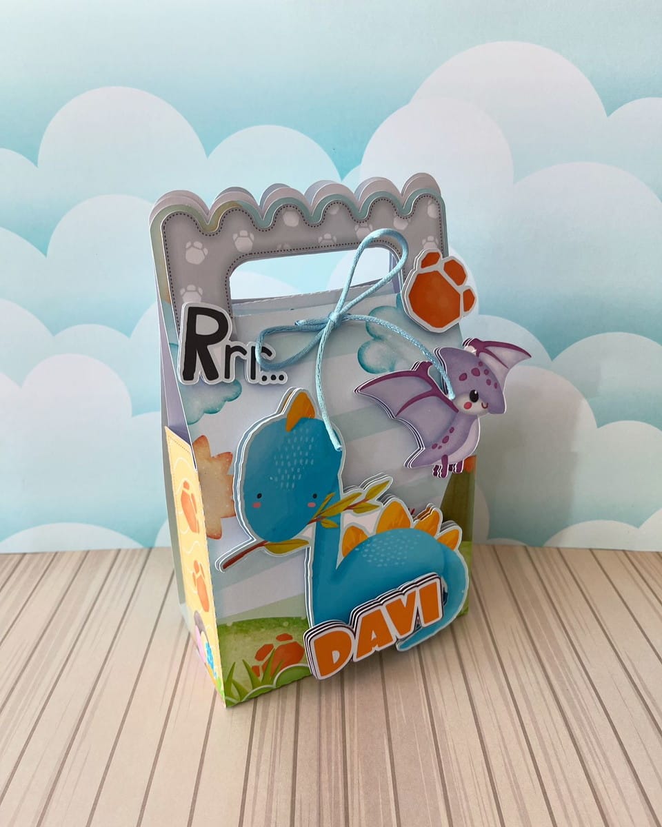 Kit Festa Dino Baby Digital Studio e PDF para Lembrancinhas 3 Kit Festa Dino Baby Digital Studio e PDF para Lembrancinhas - Imagem 3