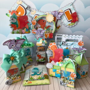 Kit Festa Dino Baby Digital Studio e PDF para Lembrancinhas 11 festa dino baby studio e pdf