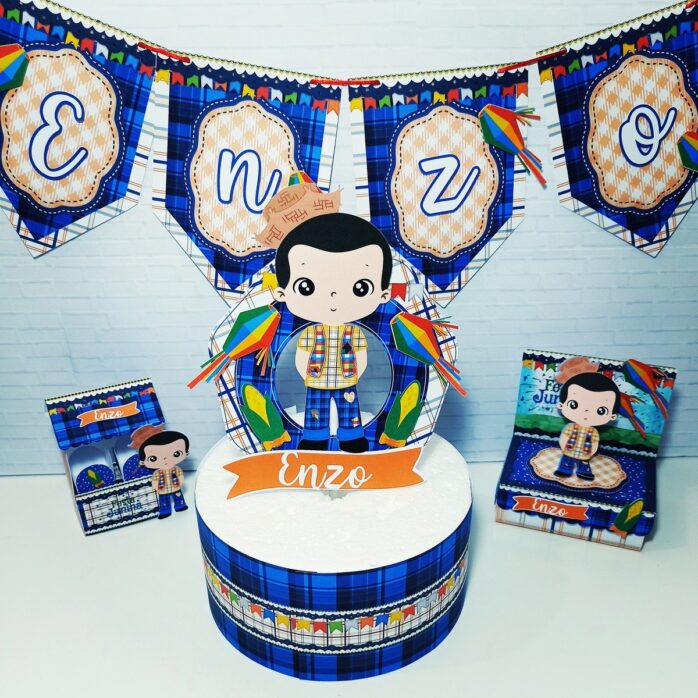 Festa Junina Azul