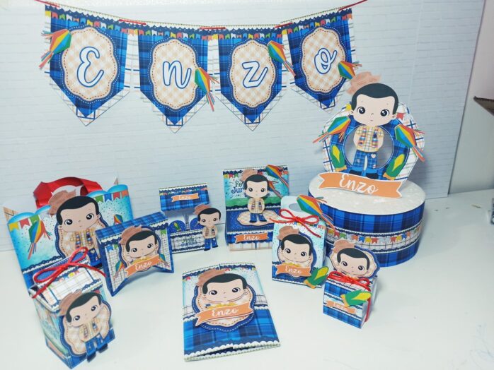 Festa Junina Azul