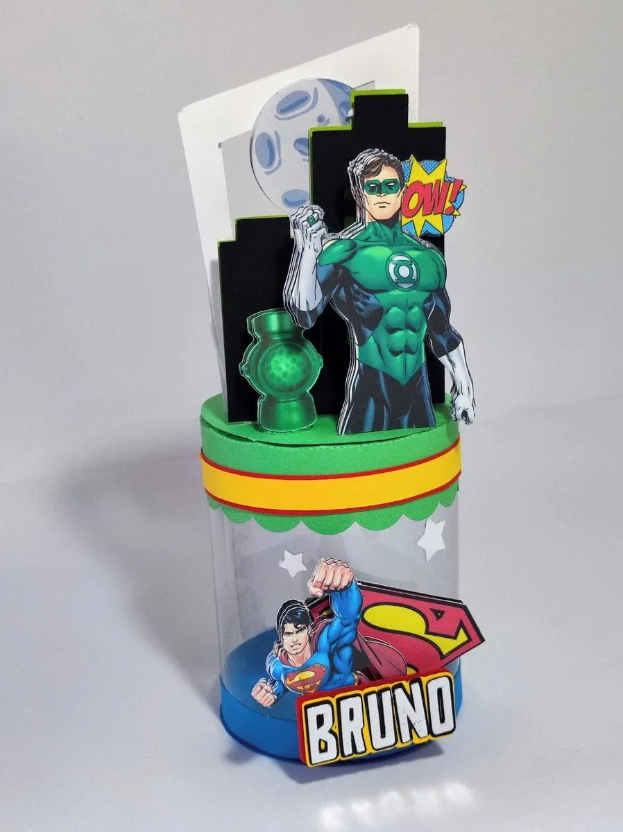 Festa Liga da Justiça Luxo - Studio e pdf 3 Festa Liga da Justiça Luxo - Studio e pdf
