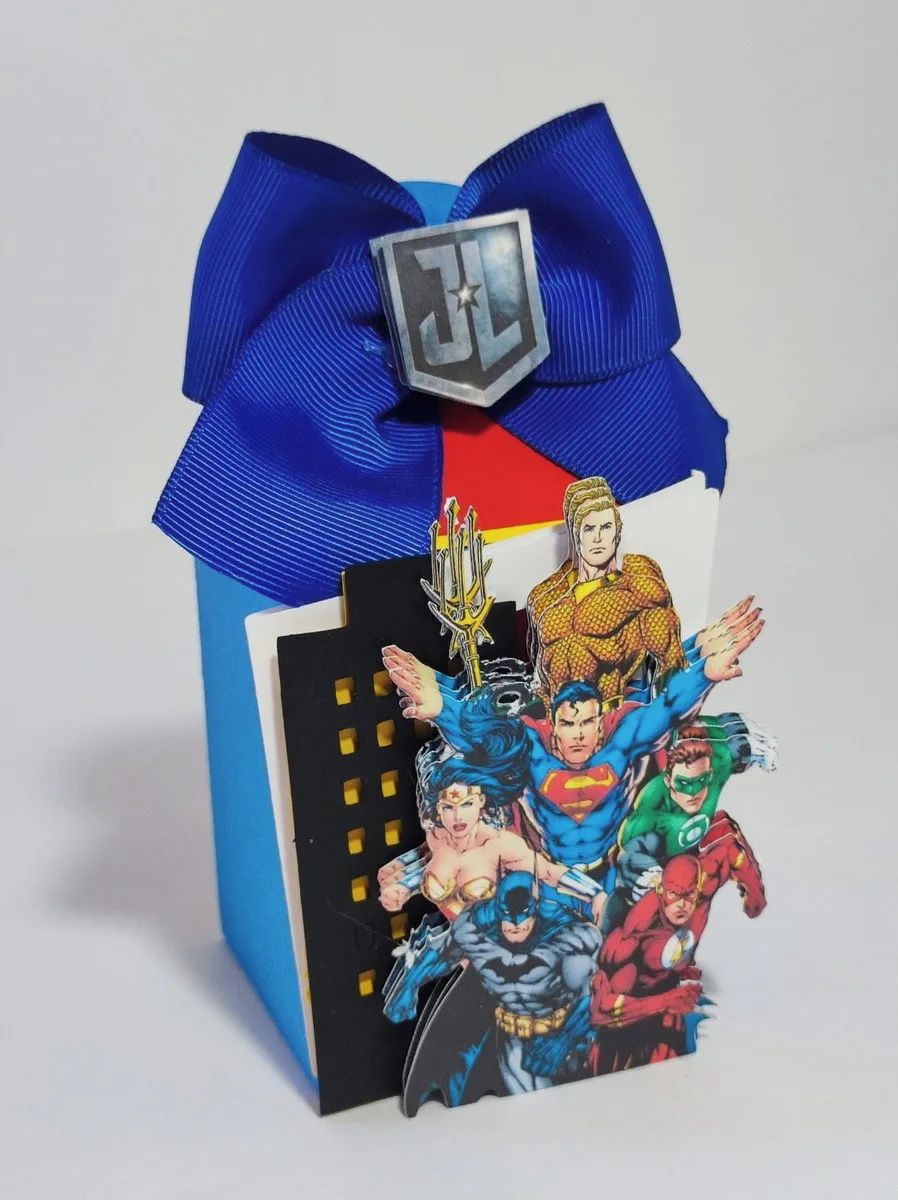 Festa Liga da Justiça Luxo - Studio e pdf 4 Festa Liga da Justiça Luxo - Studio e pdf
