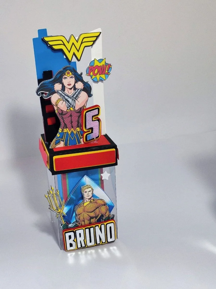 Festa Liga da Justiça Luxo - Studio e pdf 5 Festa Liga da Justiça Luxo - Studio e pdf