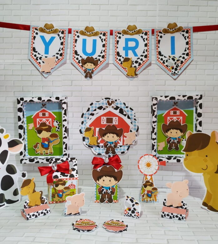 Festa Pronta Fazendinha Menino