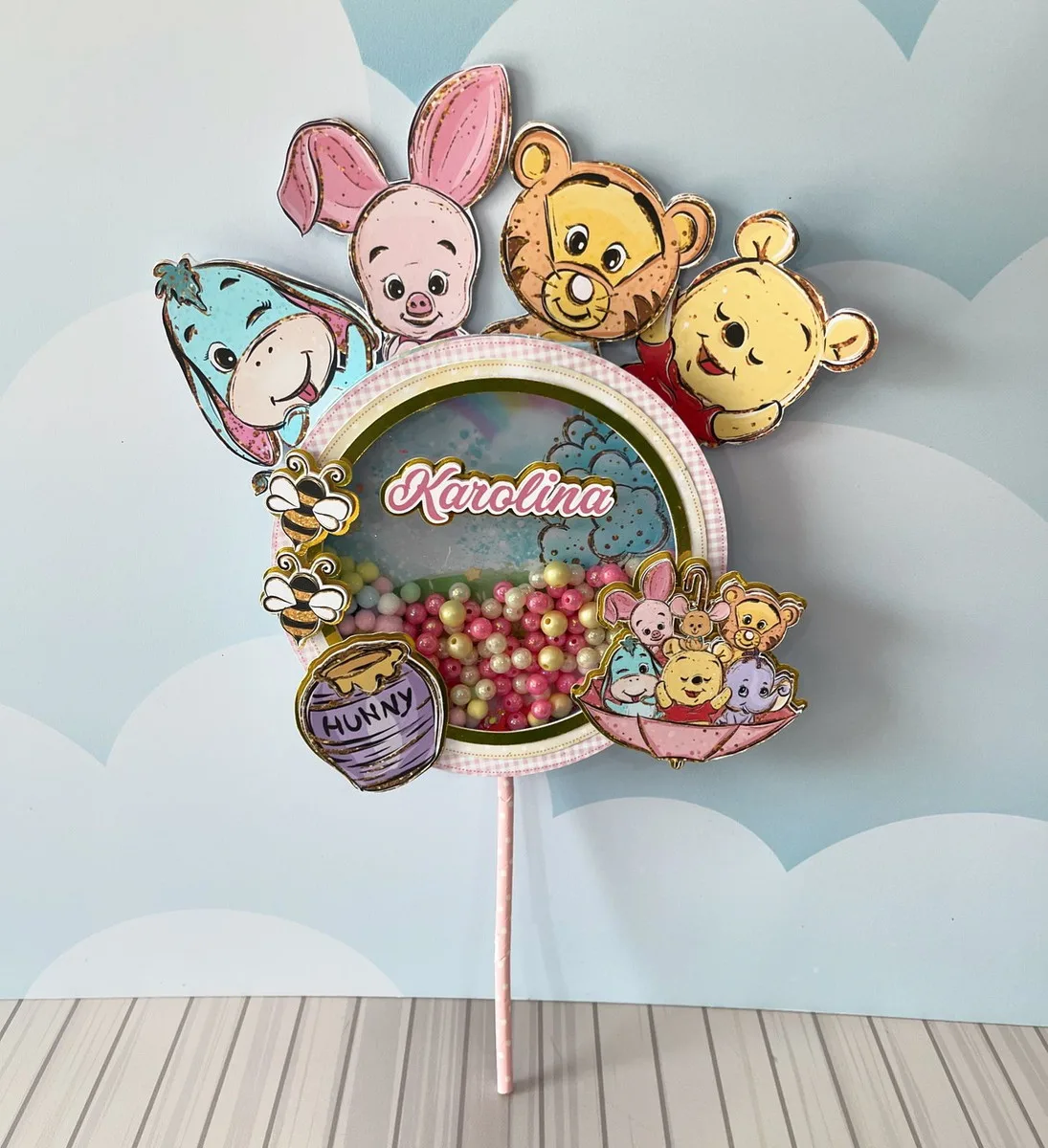 Festa Ursinho Pooh Rosa Luxo