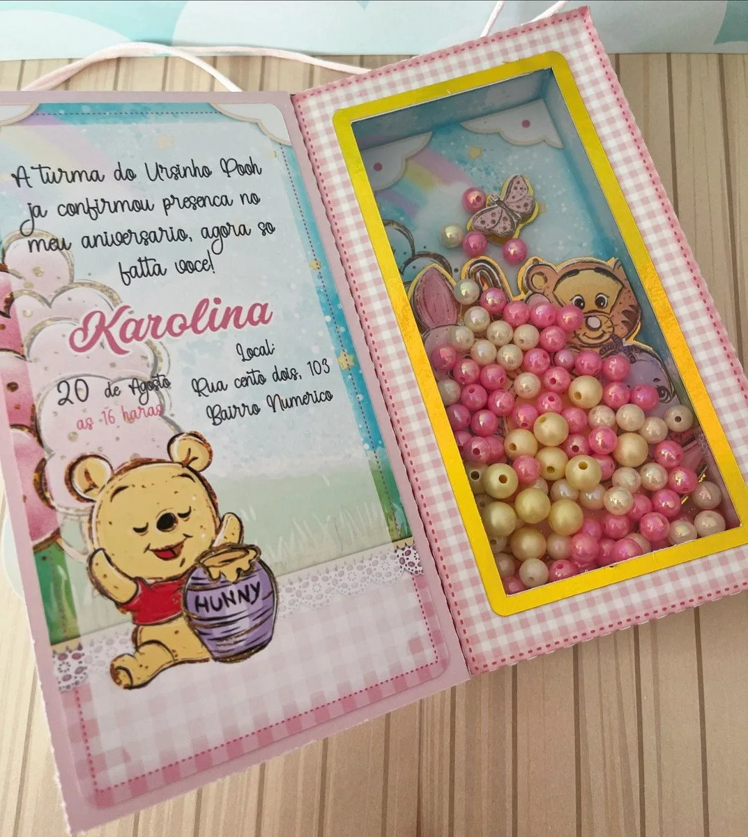 Festa Ursinho Pooh Rosa Luxo
