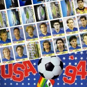 Figurinhas Copa Mundial dos EUA 1994 PDF para Imprimir