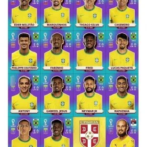 Figurinhas Da Copa Do Mundo 2022 Azul Arquivo Digital Em Pdf 25 Figurinhas Da Copa Do Mundo 2022 Azul Arquivo Digital Em Pdf