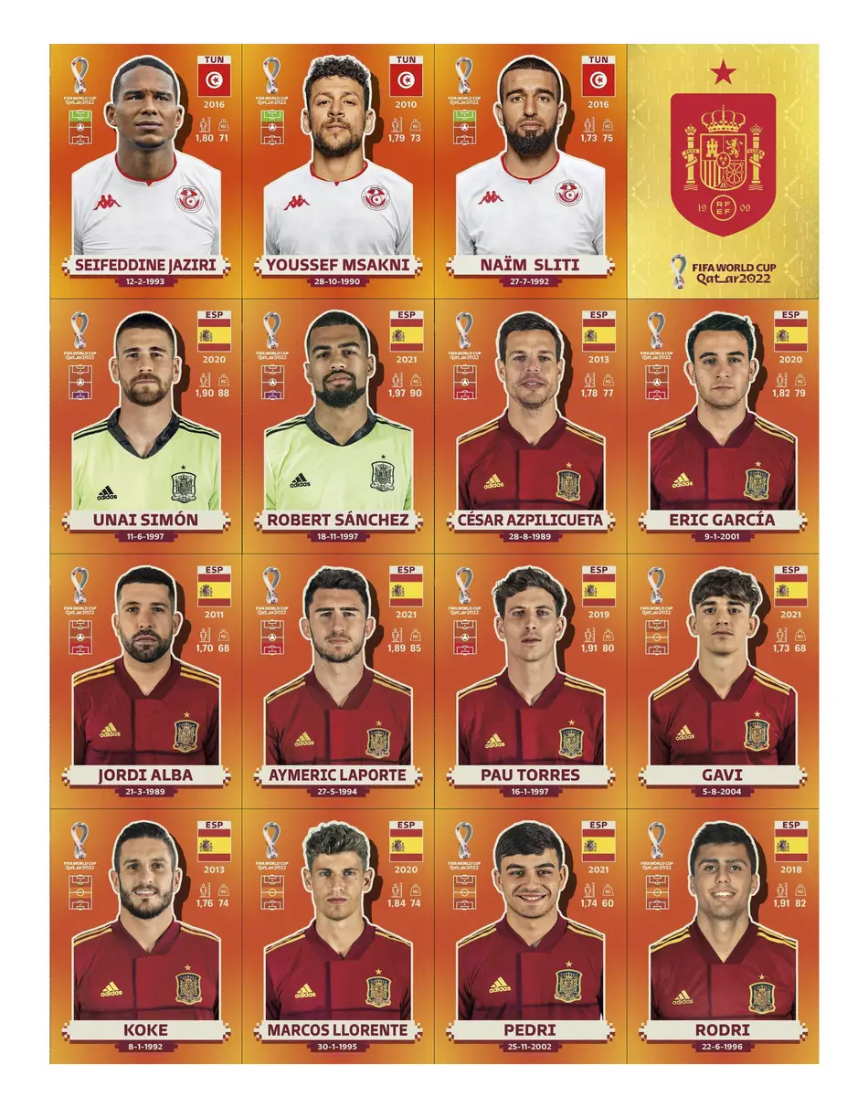 Figurinhas Da Copa Do Mundo 2022 Laranja Arquivo Digital Pdf 6 Figurinhas Da Copa Do Mundo 2022 Laranja Arquivo Digital Pdf