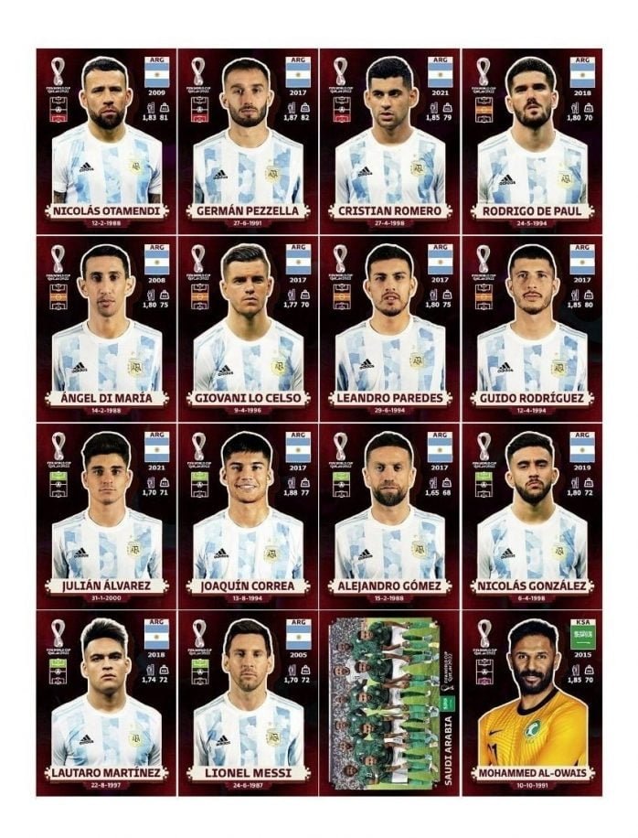 Figurinhas Digitais Oryx Edition Copa Qatar 2022 P/ Imprimir