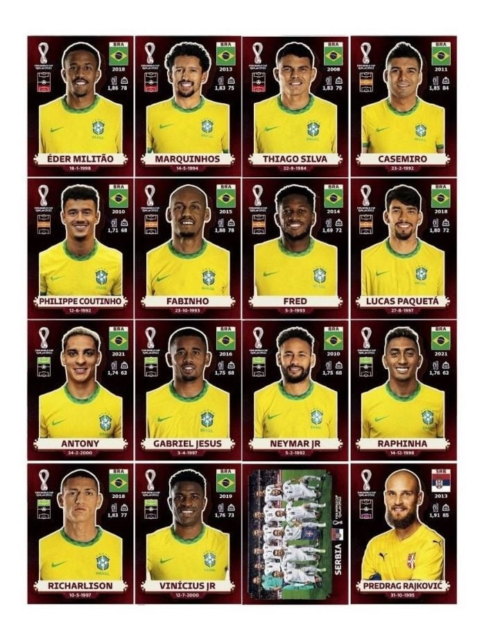 Figurinhas Digitais Oryx Edition Copa Qatar 2022 P/ Imprimir