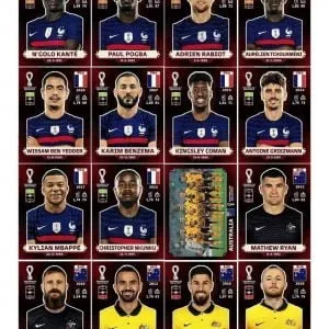 Figurinhas Digitais Oryx Edition Copa Qatar 2022 P/ Imprimir