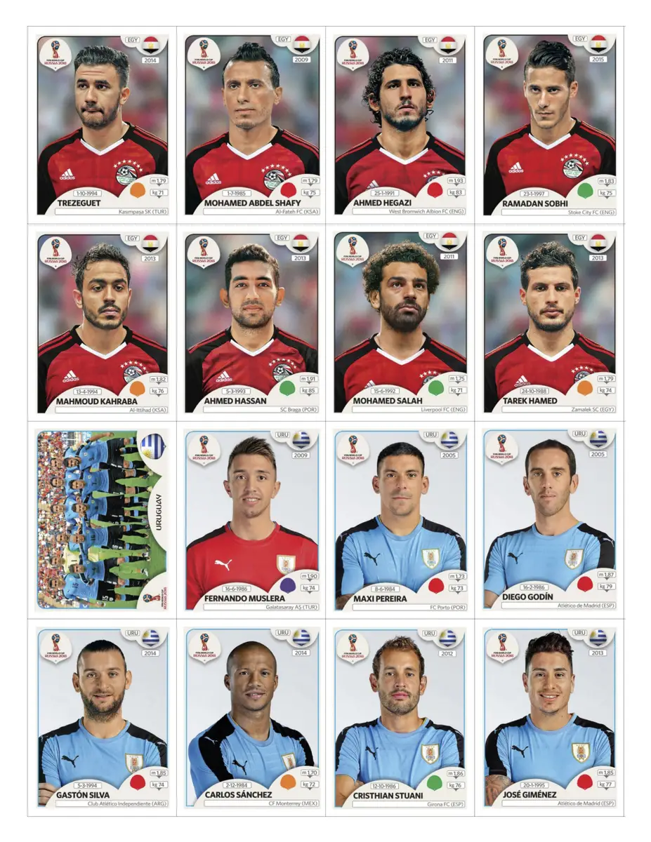 Figurinhas P Imprimir Copa Do Mundo Russia 2018 + Legends 2 Figurinhas P Imprimir Copa Do Mundo Russia 2018 + Legends